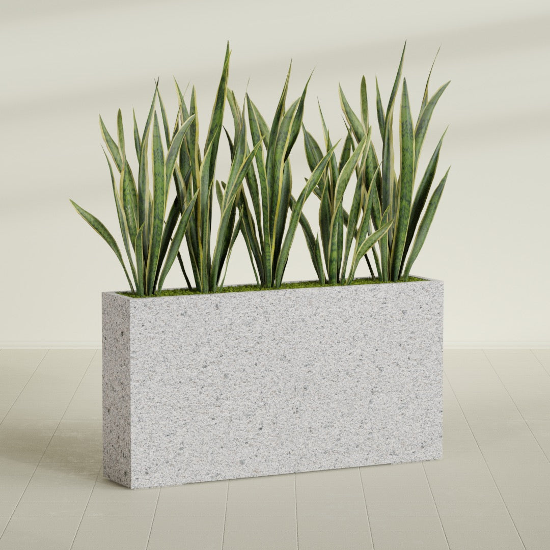 12"-Wide Rectangle - 60in x 12in x 32in - StoneLight - Greystone - StoneLight - Greystone,60 in x 12 in x 32 in