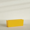 Panama Extra Large Long Rectangle Fiberglass Planter - 48 in x 12 in x 18 in - Gloss Saffron - Gloss Saffron,48 in x 12 in x 18 in