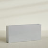 Delray Extra Large Long Rectangle Fiberglass Planter - 72 in x 12 in x 32 in - Metallic Silver - Metallic Silver,72 in x 12 in x 32 in