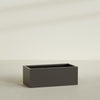 Torino Extra Large Wide Rectangle Fiberglass Planter - 48 in x 24 in x 18 in - Matte Brown - Matte Brown,48 in x 24 in x 18 in