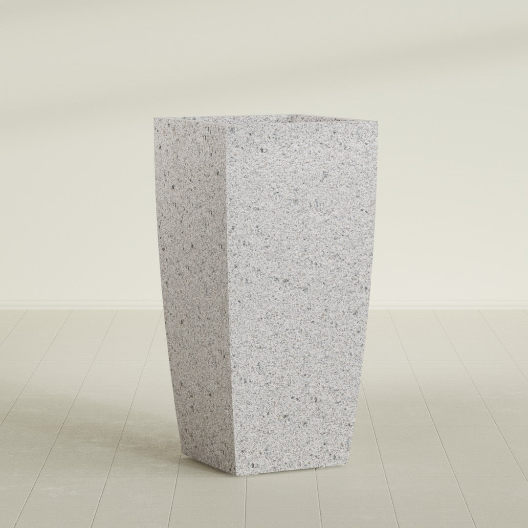 Tapered Column - 23in x 23in x 48in - StoneLight - Pearlstone - StoneLight - Pearlstone,23 in x 23 in x 48 in