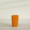 Tegel Medium Round Fiberglass Planter - 18 in x 18 in x 26 in - Gloss Tangerine - Gloss Tangerine,18 in x 18 in x 26 in