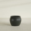 Fishbowl Medium Round Fiberglass Planter - 21.5 in x 21.5 in x 19 in - Matte Charcoal - Matte Charcoal,21.5 in x 21.5 in x 19 in