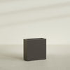 Milano Medium Narrow Rectangle Fiberglass Planter - 24 in x 10 in x 24 in - Matte Brown - Matte Brown,24 in x 10 in x 24 in