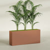 Potsdam Extra Large Long Rectangle Fiberglass Planter - 72 in x 16 in x 32 in - Matte Terracotta - Matte Terracotta,72 in x 16 in x 32 in