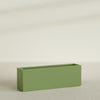 Tolga Extra Large Long Rectangle Fiberglass Planter - 72 in x 16 in x 24 in - Satin Green - Satin Green,72 in x 16 in x 24 in