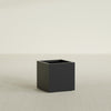 Montroy Medium Cube Square Fiberglass Planter - 20 in x 20 in x 20 in - Matte Black - Matte Black,20 in x 20 in x 20 in