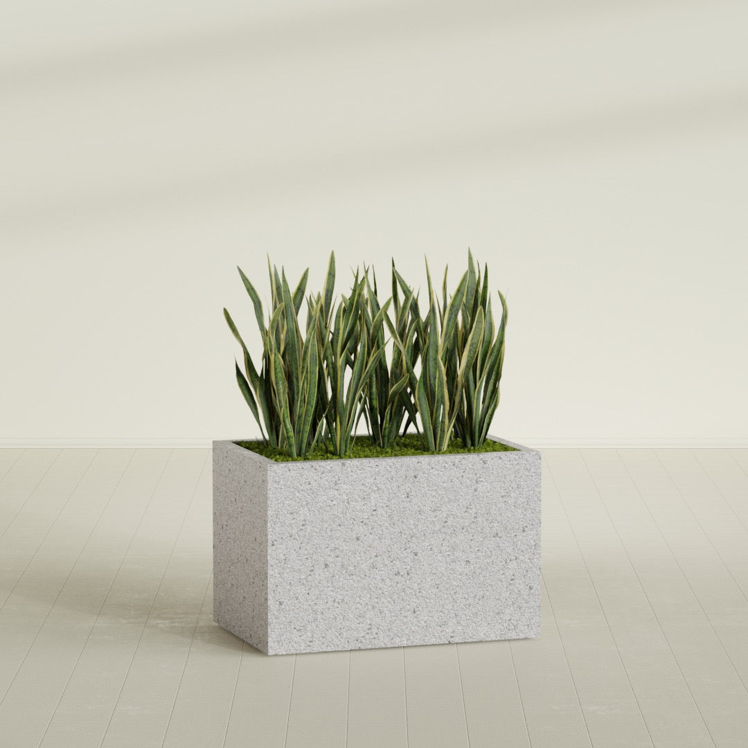 24"-Wide Rectangle - 36in x 24in x 24in - StoneLight - Greystone - StoneLight - Greystone,36 in x 24 in x 24 in