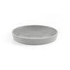 Small Round Saucer - 7 in x 7 in x 1 in - White Grey - White Grey,7 in x 7 in x 1 in