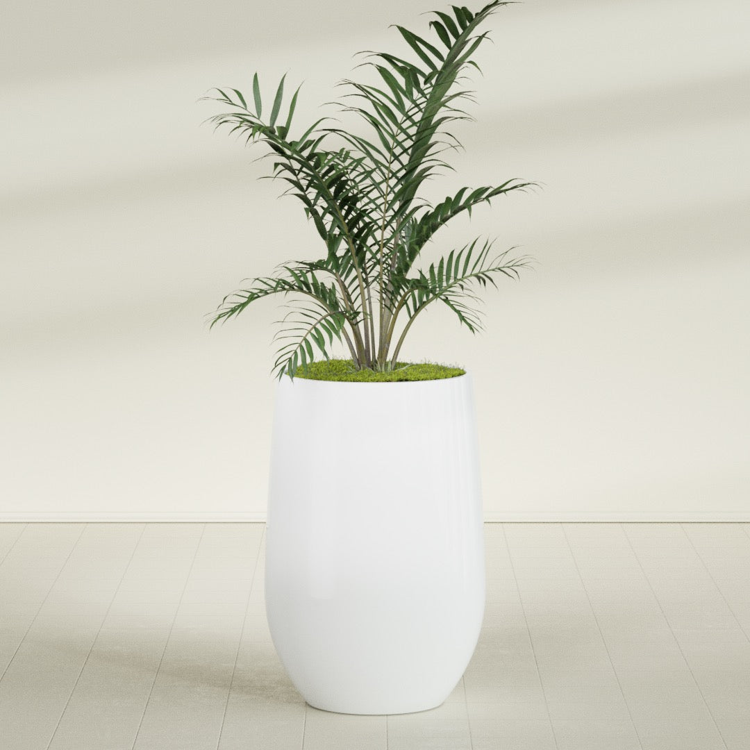 Westfield - 24in diam. x 36in - Matte White - Matte White,24 in diam. x 36 in H