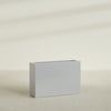 Milano Large Narrow Rectangle Fiberglass Planter - 36 in x 10 in x 24 in - Metallic Silver - Metallic Silver,36 in x 10 in x 24 in