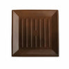 Square Universal Saucer - 14.5in Ext., 11.2in Int. - Rust - Rust,14.5" Ext. (11.2" Int.)