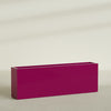 Hollywood Extra Large Narrow Rectangle Fiberglass Planter - 72 in x 12 in x 24 in - Gloss Eggplant - Gloss Eggplant,72 in x 12 in x 24 in