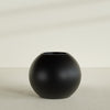 Globe Large Sphere Fiberglass Planter - 36 in x 36 in x 30 in - Matte Black - Matte Black,36 in x 36 in x 30 in