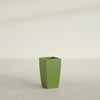 Toulan Medium Tall Tapered Square Fiberglass Planter - 12 in x 12 in x 22 in - Satin Green - Satin Green,12 in x 12 in x 22 in