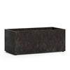 Semplito Rectangular Planter - 39.5 in x 19.75 in x 15.75 in - Brown Stone - Brown Stone,39.3 in x 19.7 in x 15.7 in