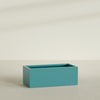 Torino Extra Large Wide Rectangle Fiberglass Planter - 48 in x 24 in x 18 in - Satin Sea Foam - Satin Sea Foam,48 in x 24 in x 18 in