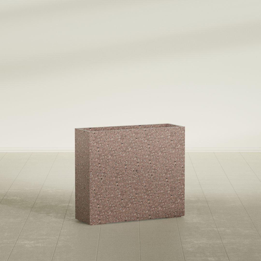 ProTone Fiberglass Premium Finish Extra Large Rectangle Planter - 48 in x 16 in x 42 in - StoneLight - Sunstone - StoneLight - Sunstone,48 in x 16 in x 42 in