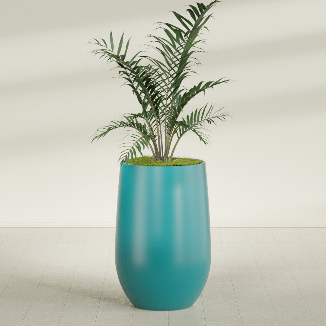 Westfield - 24in diam. x 36in - Satin Sea Foam - Satin Sea Foam,24 in diam. x 36 in H