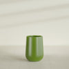 Tall Hayden Medium Round Fiberglass Planter - 15 in x 15 in x 23 in - Satin Green - Satin Green,15 in x 15 in x 23 in