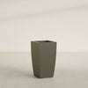 Toulan Large Tall Tapered Square Fiberglass Planter - 16 in x 16 in x 30 in - Matte Bronze - Matte Bronze,16 in x 16 in x 30 in