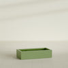 Antwerp Extra Large Long Rectangle Fiberglass Planter - 48 in x 24 in x 12 in - Satin Green - Satin Green,48 in x 24 in x 12 in