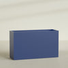 Darwin Extra Large Long Rectangle Fiberglass Planter - 72 in x 24 in x 42 in - Matte Cobalt Blue - Matte Cobalt Blue,72 in x 24 in x 42 in