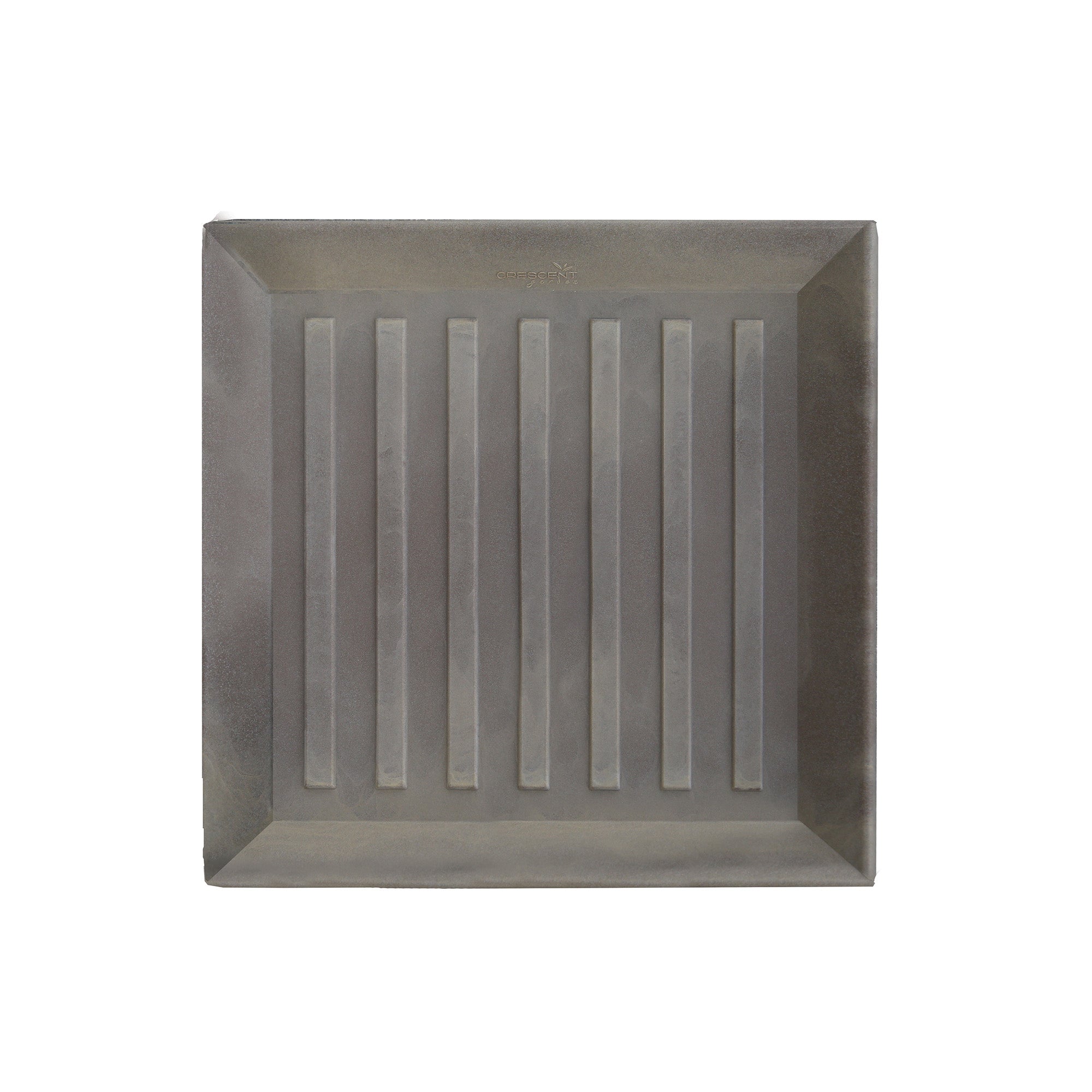 Square Plastic Plant Saucer - 12.75" Square - Mocha - Mocha,16.5 in x 16.5 in x 1.25 in