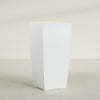 Toulan Extra Large Tall Tapered Square Fiberglass Planter - 23 in x 23 in x 48 in - Matte White - Matte White,23 in x 23 in x 48 in