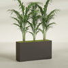 Potsdam Extra Large Long Rectangle Fiberglass Planter - 60 in x 16 in x 32 in - Matte Brown - Matte Brown,60 in x 16 in x 32 in