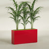 Potsdam Extra Large Long Rectangle Fiberglass Planter - 60 in x 16 in x 32 in - Gloss Red - Gloss Red,60 in x 16 in x 32 in
