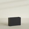 Potsdam Extra Large Long Rectangle Fiberglass Planter - 48 in x 16 in x 32 in - Matte Black - Matte Black,48 in x 16 in x 32 in