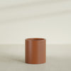 Rio Grande Medium Round Fiberglass Planter - 18 in x 18 in x 20 in - Matte Terracotta - Matte Terracotta,18 in x 18 in x 20 in