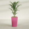 Tegel Medium Round Fiberglass Planter - 18 in x 18 in x 26 in - Gloss Pink Violet - Gloss Pink Violet,18 in x 18 in x 26 in
