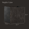 Reglito Cube Planter - 35.5 in x 35.5 in x 35.5 in - Brown Stone - Brown Stone,35.5 in x 35.5 in x 36 in - Brown Stone,35.5 in x 35.5 in x 36 in - Brown Stone,35.5 in x 35.5 in x 36 in - Brown Stone,35.4 in x 35.4 in x 36 in