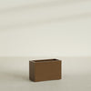 Tolga Large Rectangle Fiberglass Planter - 36 in x 16 in x 24 in - Metallic Bronze - Metallic Bronze,36 in x 16 in x 24 in