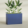 Darwin Extra Large Long Rectangle Fiberglass Planter - 60 in x 24 in x 42 in - Matte Cobalt Blue - Matte Cobalt Blue,60 in x 24 in x 42 in