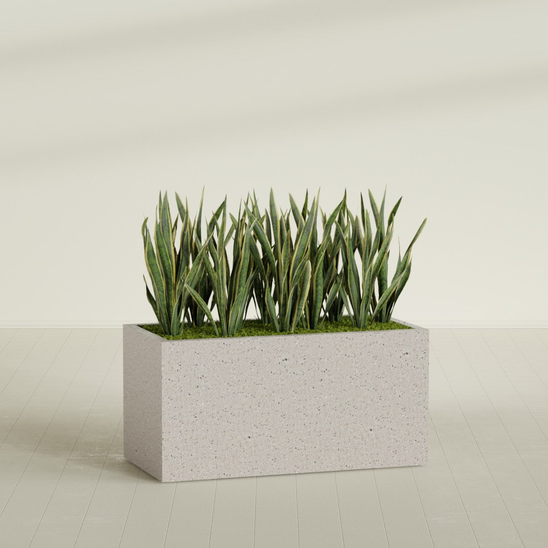 24"-Wide Rectangle - 48in x 24in x 24in - StoneLight - Pearlstone - StoneLight - Pearlstone,48 in x 24 in x 24 in