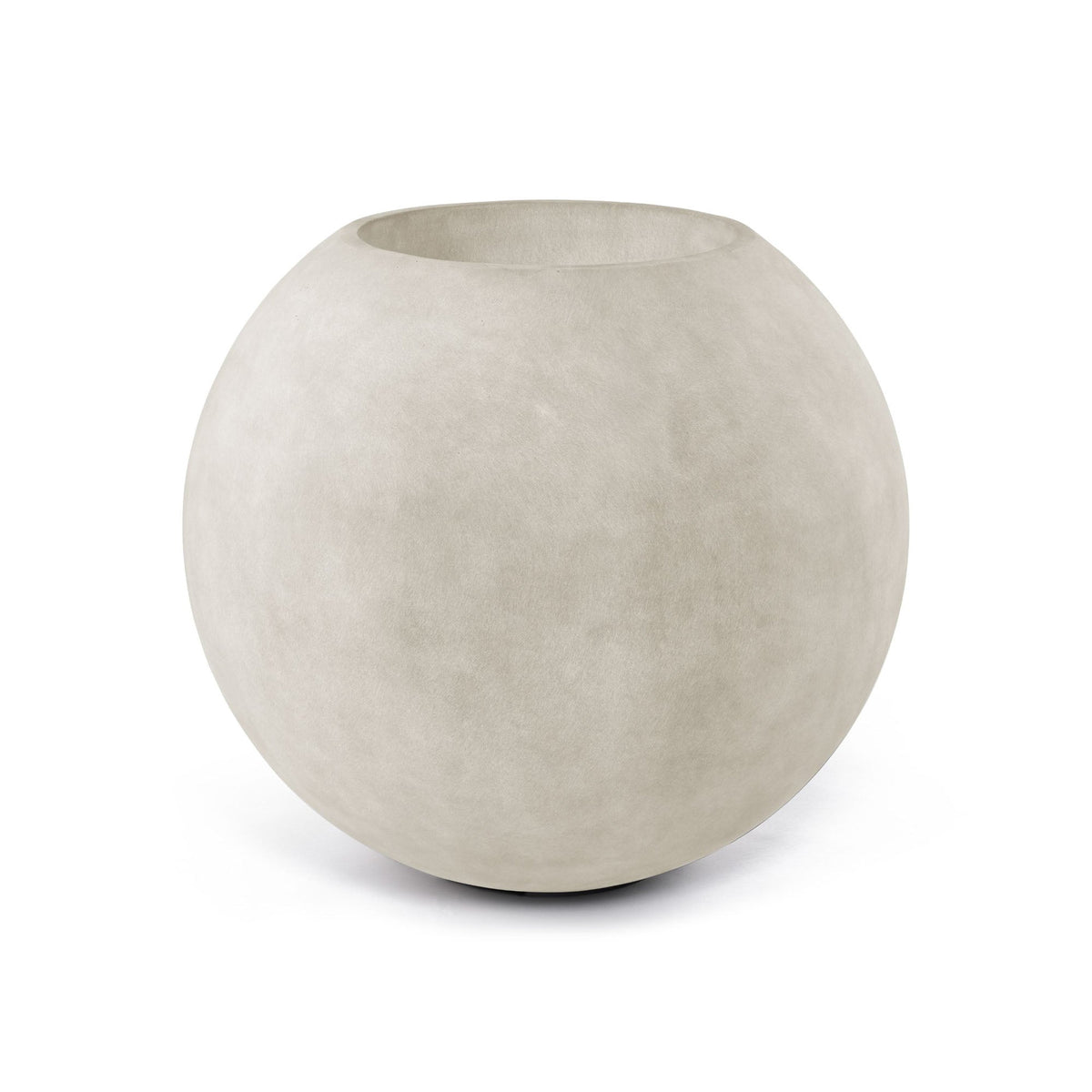 Orbo Globe Sphere Planter - 29.5 in x 29.5 in x 26.3 in - Sand Stone - Sand Stone,29.5 in diam. x 26.2 in