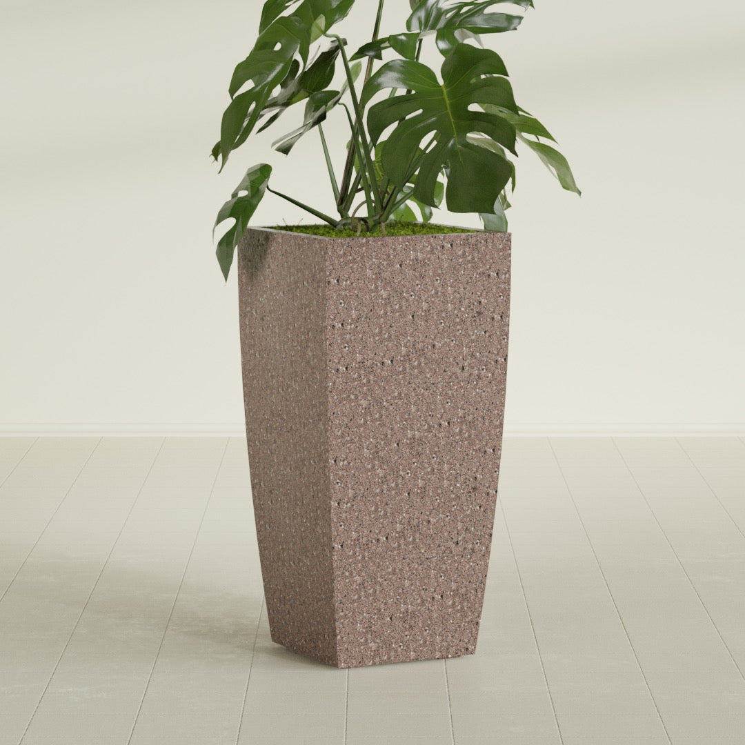 Tapered Column - 20in x 20in x 42in - StoneLight - Sunstone - StoneLight - Sunstone,20 in x 20 in x 42 in