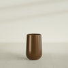 Tall Hayden Medium Round Fiberglass Planter - 12 in x 12 in x 20 in - Metallic Bronze - Metallic Bronze,12 in x 12 in x 20 in