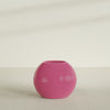 Globe Large Sphere Fiberglass Planter - 30 in x 30 in x 24 in - Gloss Pink Violet - Gloss Pink Violet,30 in x 30 in x 24 in