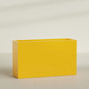 Darwin Extra Large Long Rectangle Fiberglass Planter - 72 in x 24 in x 42 in - Gloss Saffron - Gloss Saffron,72 in x 24 in x 42 in
