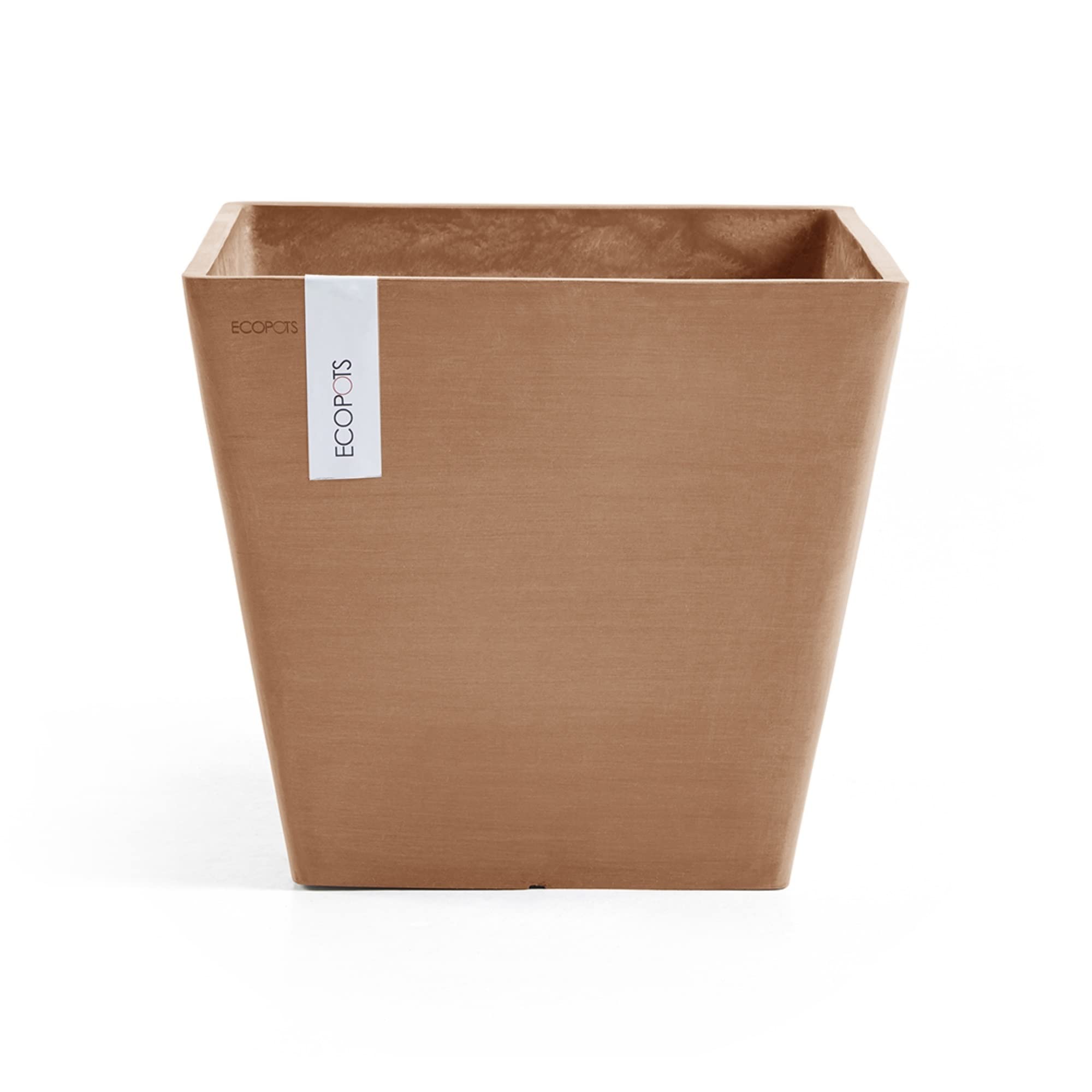 Rotterdam Small Square Planter - 11.75 in x 11.75 in x 10.25 in - Terracotta - Terracotta,11.75 in x 11.75 in x 10.25 in,Planter Only