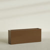 Hollywood Extra Large Narrow Rectangle Fiberglass Planter - 60 in x 12 in x 24 in - Metallic Bronze - Metallic Bronze,60 in x 12 in x 24 in