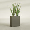Perth Large Tall Rectangle Fiberglass Planter - 36 in x 16 in x 42 in - Matte Bronze - Matte Bronze,36 in x 16 in x 42 in