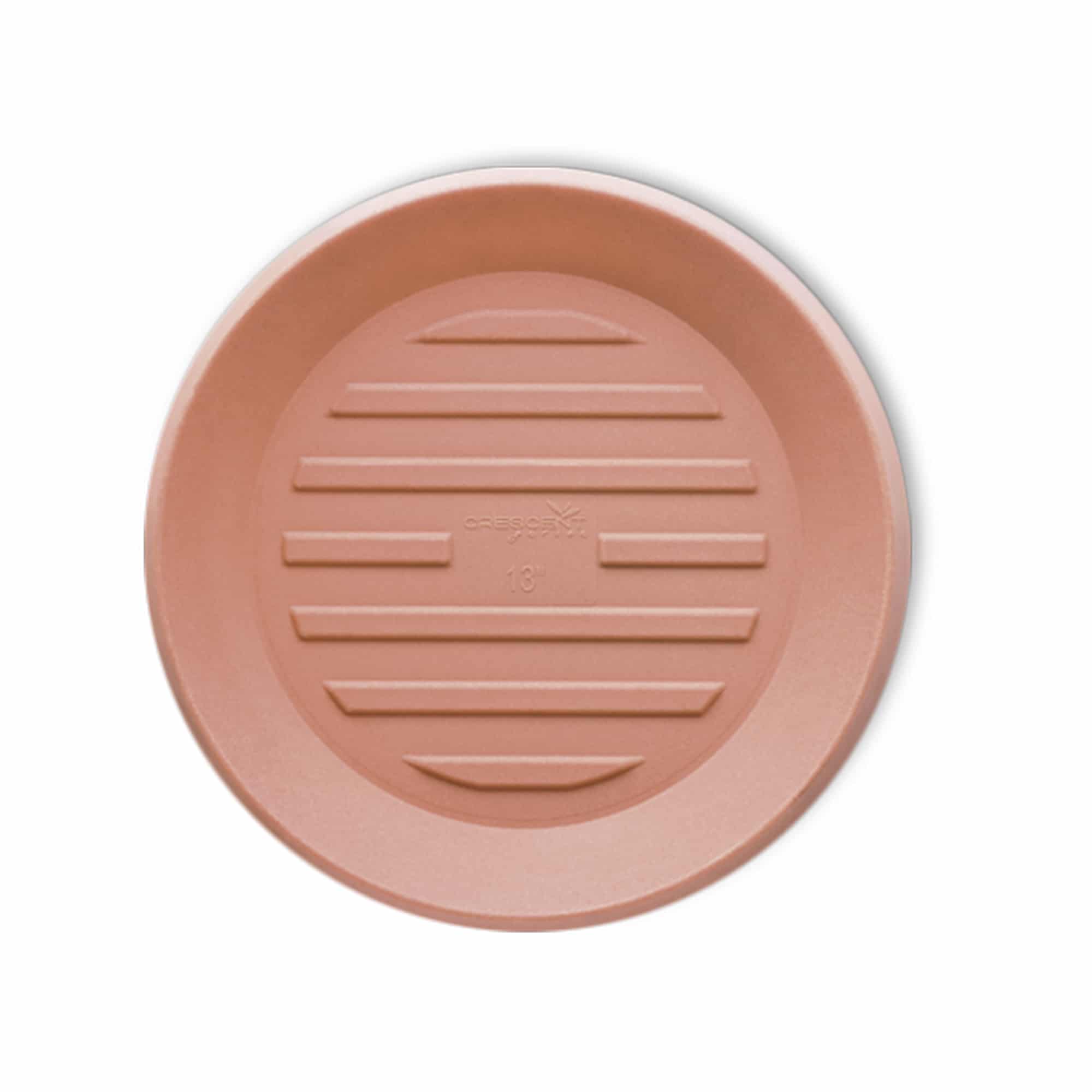 Round Saucer - 20in - Weathered Terracotta - Weathered Terracotta,20in