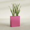 Perth Large Tall Rectangle Fiberglass Planter - 36 in x 16 in x 42 in - Gloss Pink Violet - Gloss Pink Violet,36 in x 16 in x 42 in