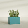 Granada Large Rectangle Fiberglass Planter - 36 in x 24 in x 24 in - Satin Sea Foam - Satin Sea Foam,36 in x 24 in x 24 in