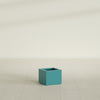 Cuba Small Fiberglass Column Planter - 14 in x 14 in x 12 in - Satin Sea Foam - Satin Sea Foam,14 in x 14 in x 12 in